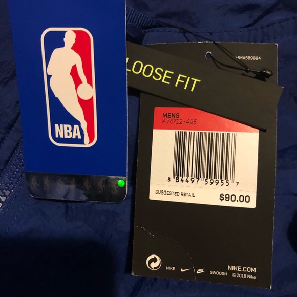 nike philadelphia 76ers sixers tracksuit jacket - Picture 5 of 5